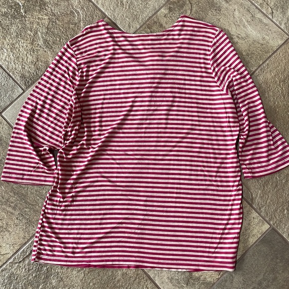 + CJ BANKS + Striped Ultra Soft Top - Picture 2 of 6